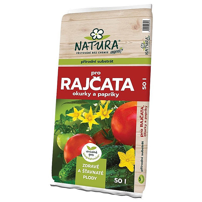 NATURA Substrát pro rajčata, okurky a papriky 50 l