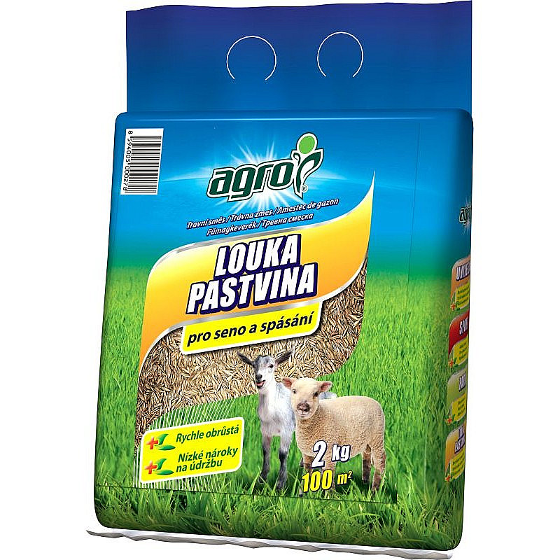 AGRO Travní směs LOUKA-PASTVINA 2 kg