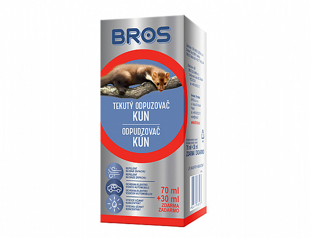 BROS odpuzovač KUN 70 ml + 30 ml ZDARMA